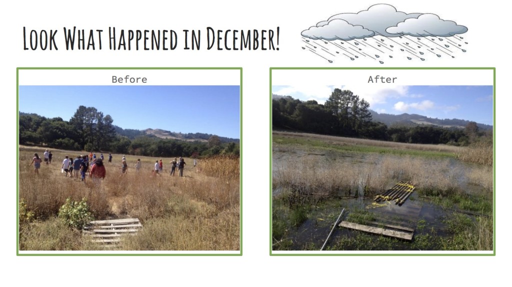 2016 San Mateo Environmental Learning Collaborative capstone presentation slide.