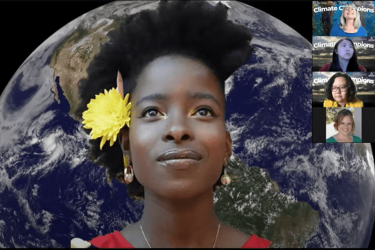 U.S. Youth Poet Laureate Amanda Gorman’s recorded Climate Champions Virtual Summit performance of EarthRise 