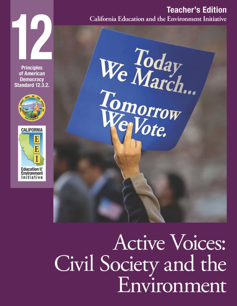 EEI Curriculum Unit Cover_Active Voices: Civil Society and the Environment