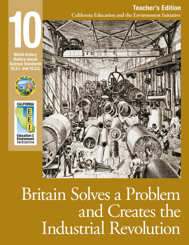 EEI Curriculum Unit Cover_Britain Solves a Problem and Creates the Industrial Revolution