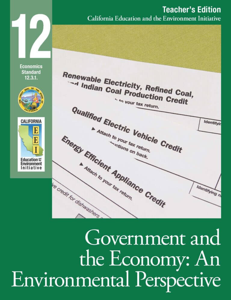 EEI Curriculum Unit Cover_Government and the Economy: An Environmental Perspective
