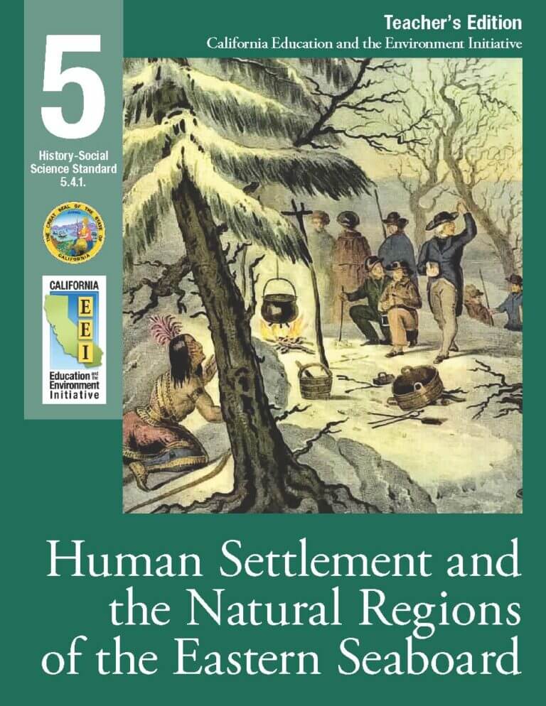 EEI Curriculum Unit Cover_Human Settlement and the Natural Regions of the Eastern Seaboard