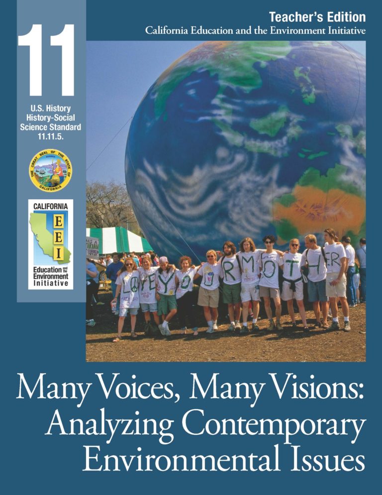 EEI Curriculum Unit Cover_Many Voices, Many Visions_ Analyzing Contemporary Environmental Issues