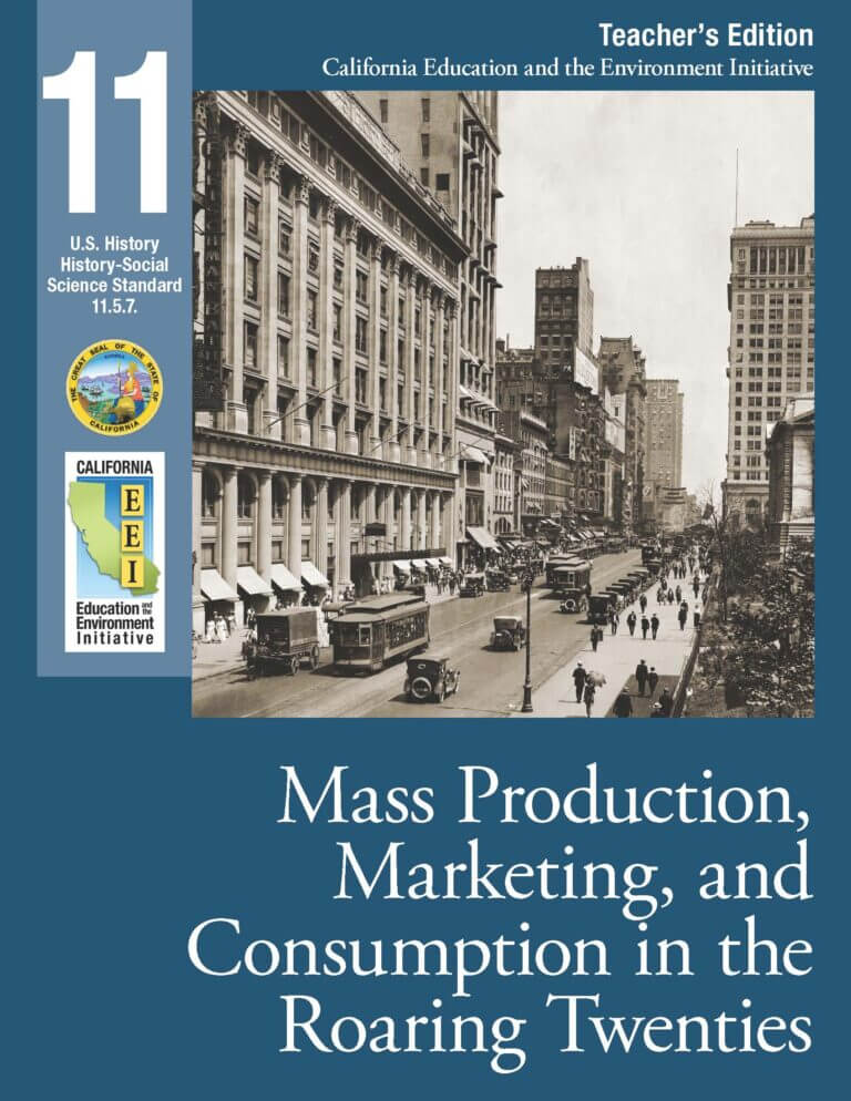 EEI Curriculum Unit Cover_Mass Production, Marketing, and Consumption in the Roaring Twenties