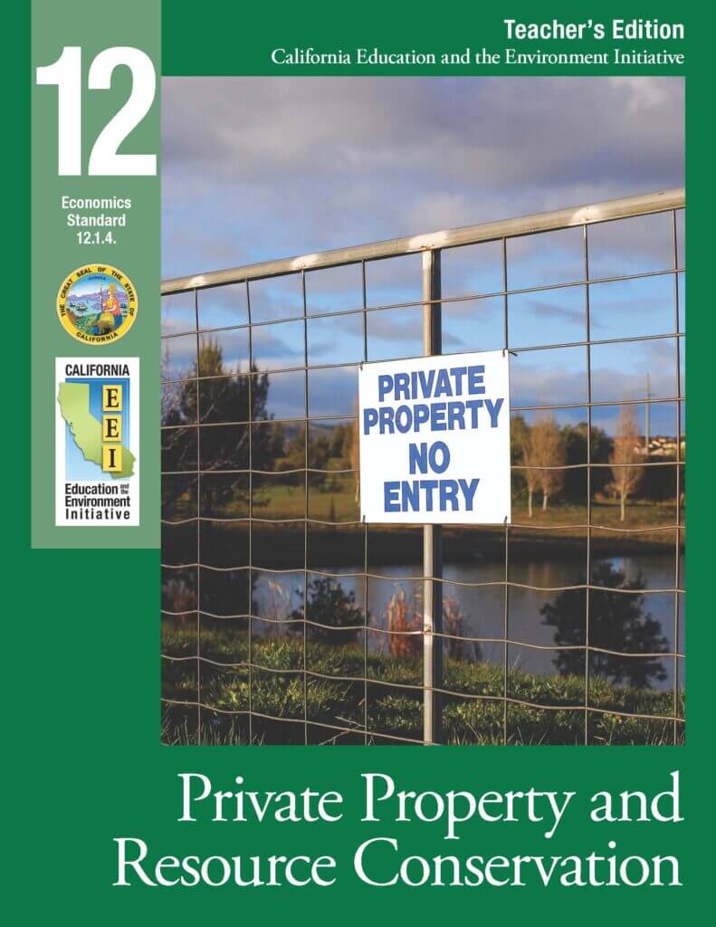 EEI Curriculum Unit Cover_Private Property and Resource Conservation