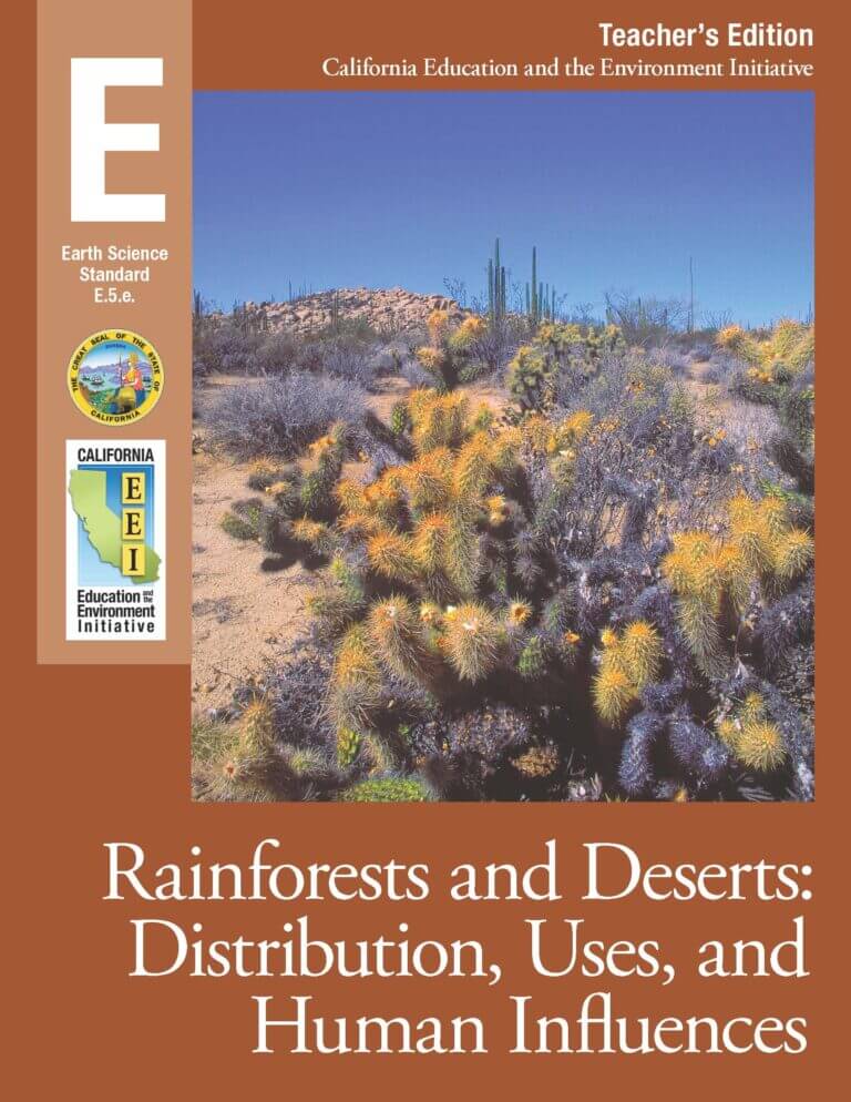 EEI Curriculum Unit Cover_Rainforests and Deserts: Distribution, Uses, and Human Influences