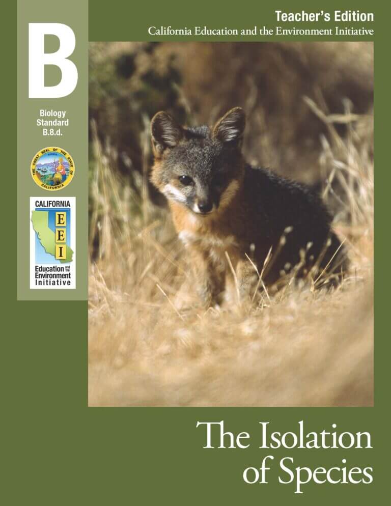 EEI Curriculum Unit Cover_The Isolation of Species