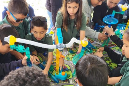 Community Event Students Building Water Infrastructure